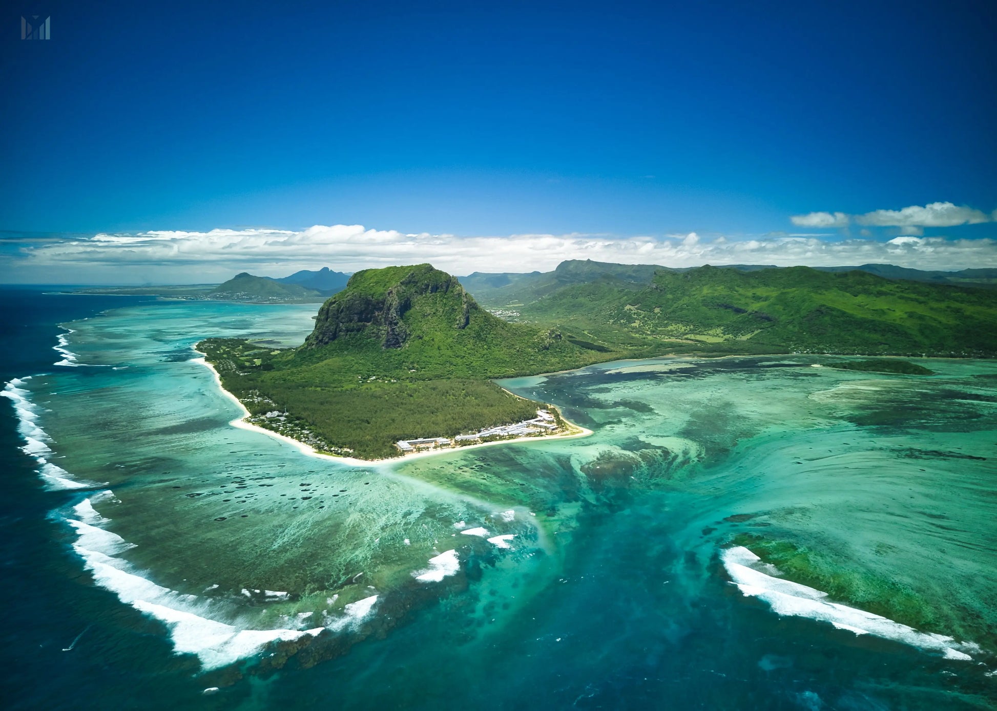 Underwater Waterfall, Mauritius Stock Footage Mozzy Video Photography